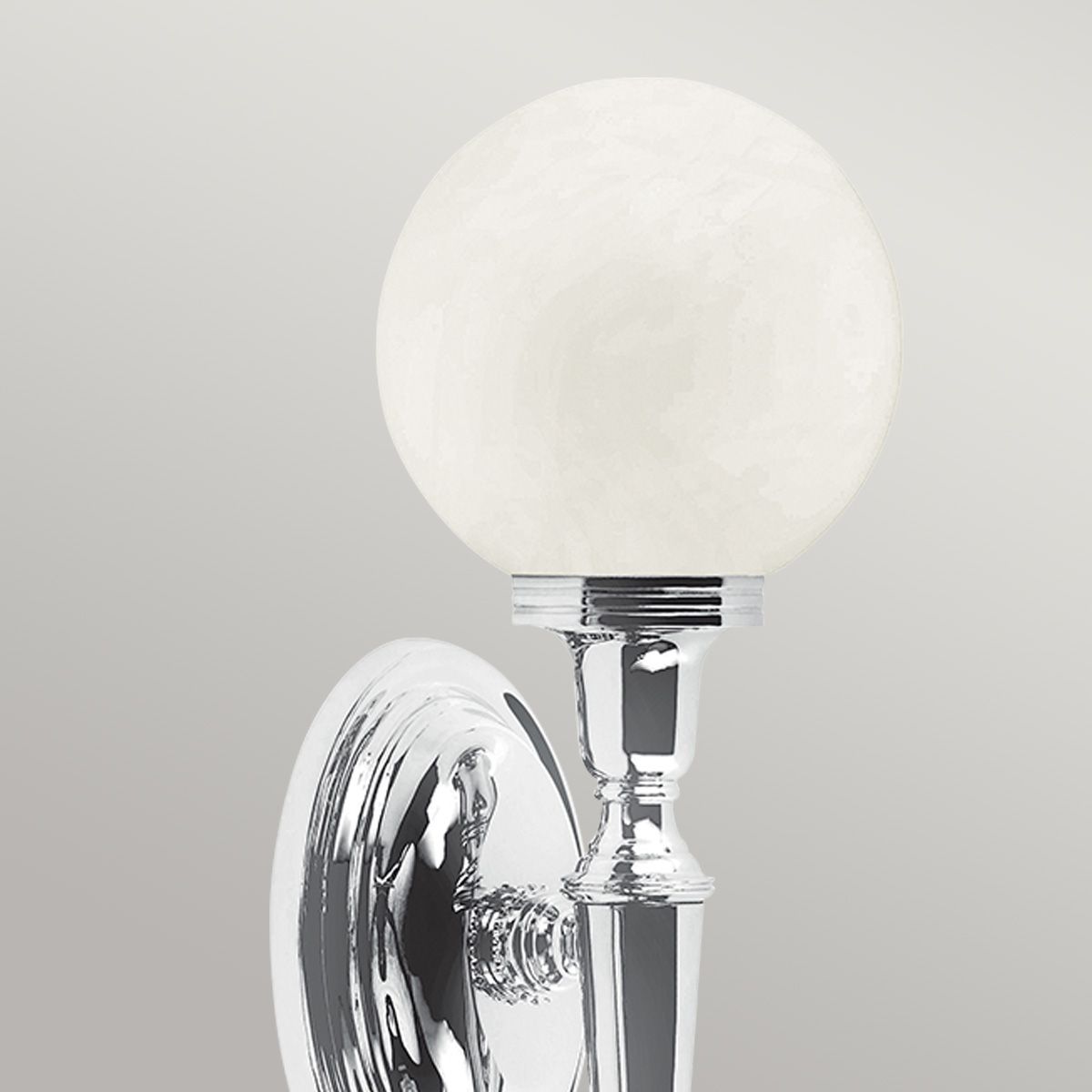 Dryden Light Wall Light Bathroom in Polished Chrome