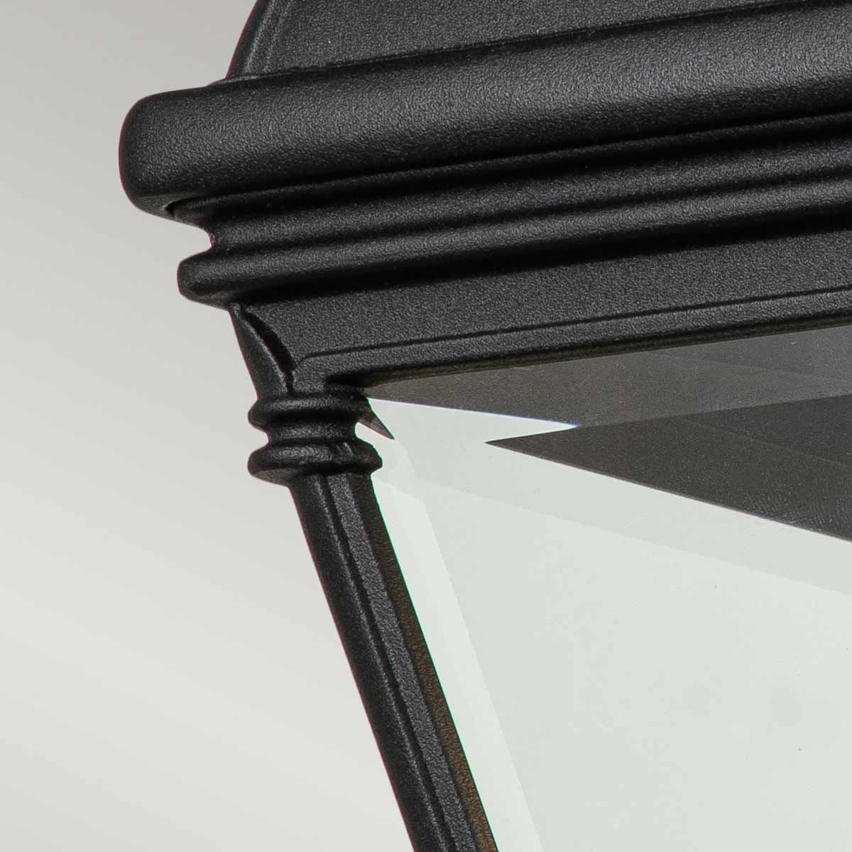 Bayview in Light Large Wall Lantern in Black