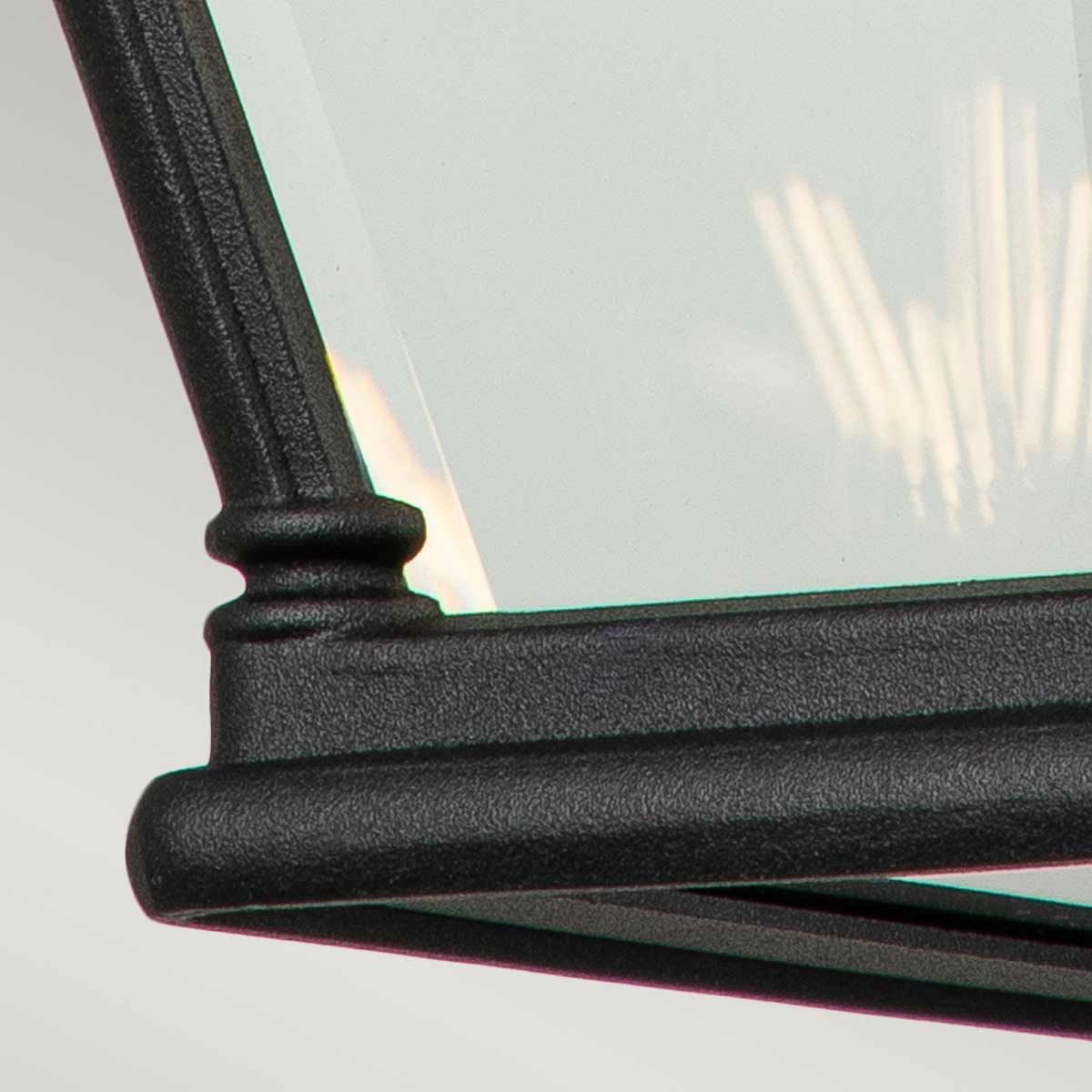 Bayview in Light Large Wall Lantern in Black