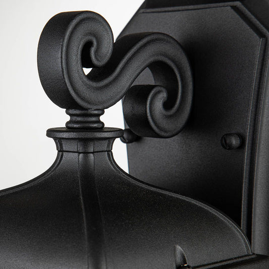 Bayview in Light Small Wall Lantern in Black