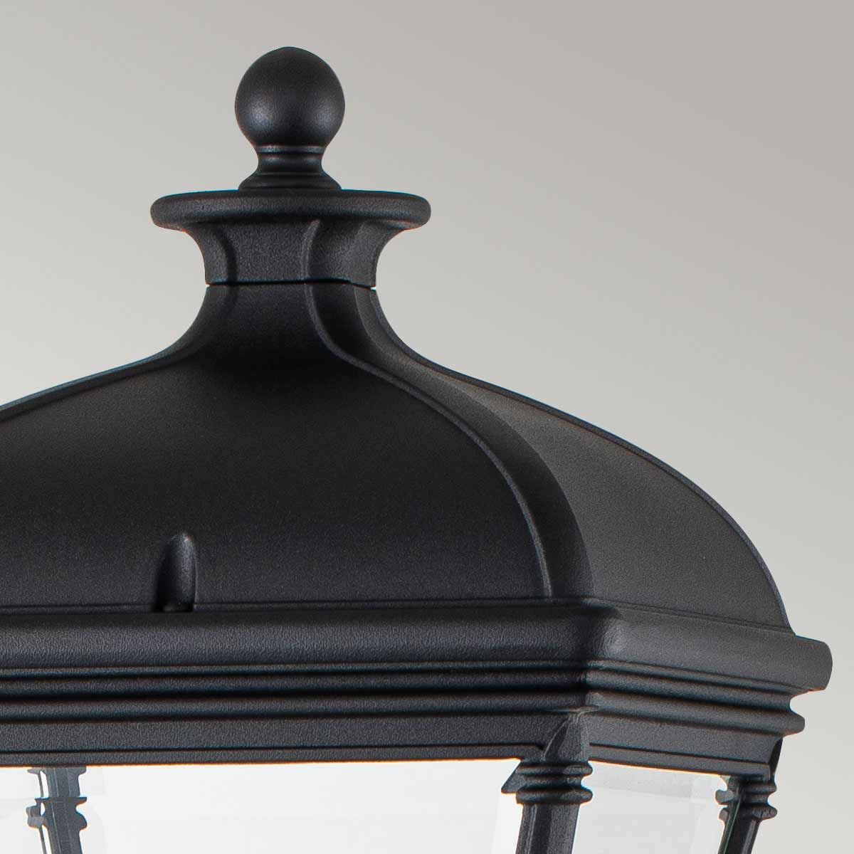 Bayview Light Medium Pillar Lantern in Black
