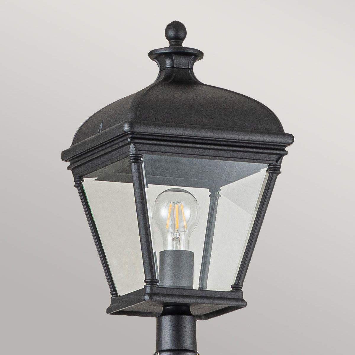 Bayview Light Lamp Post in Black