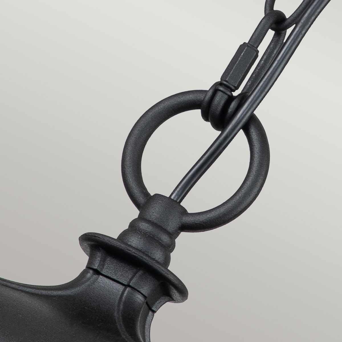Bayview Light Medium Chain Lantern in Black