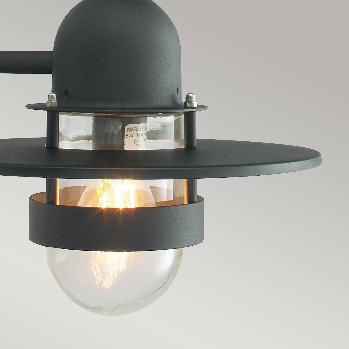 Bergen Light Wall Lantern in Black