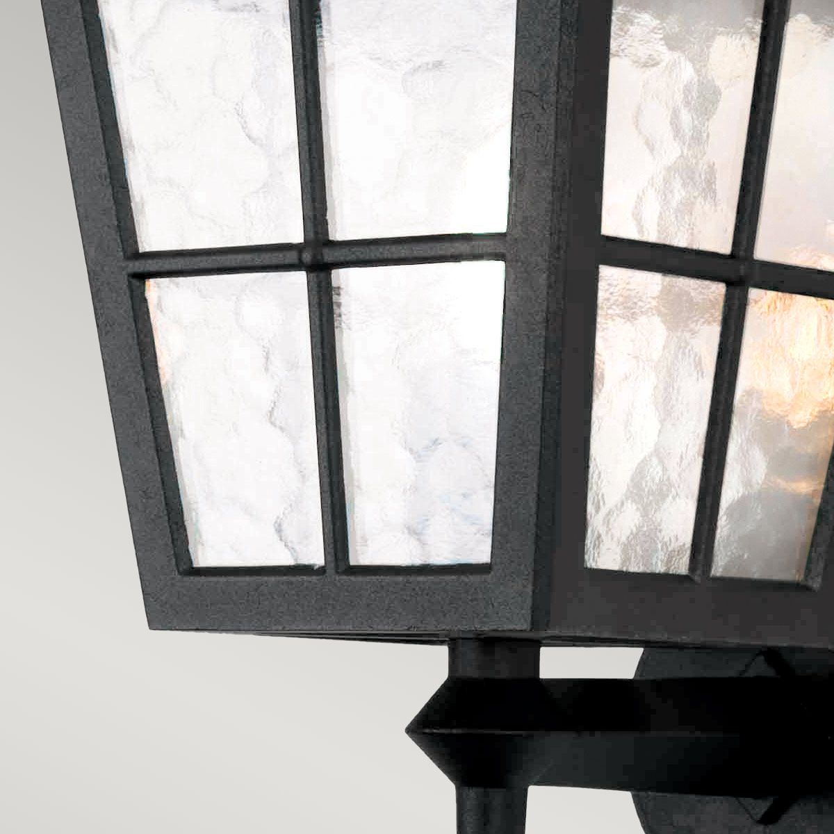 Canterbury Light Wall Up Lantern in Black