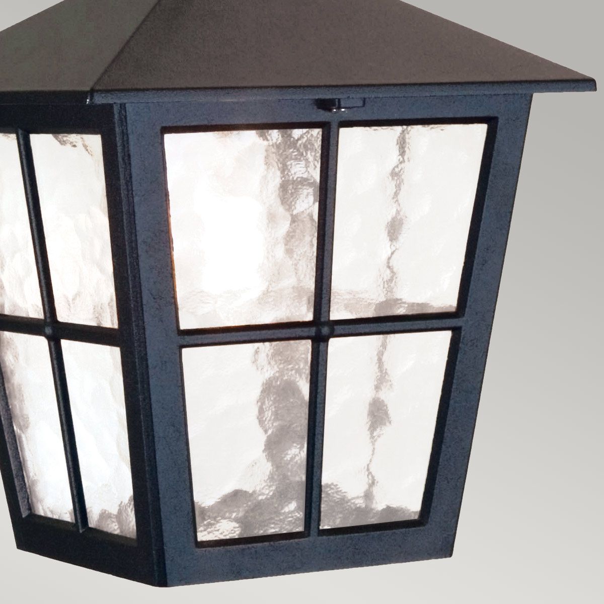 Canterbury In Light Chain Lantern In Black