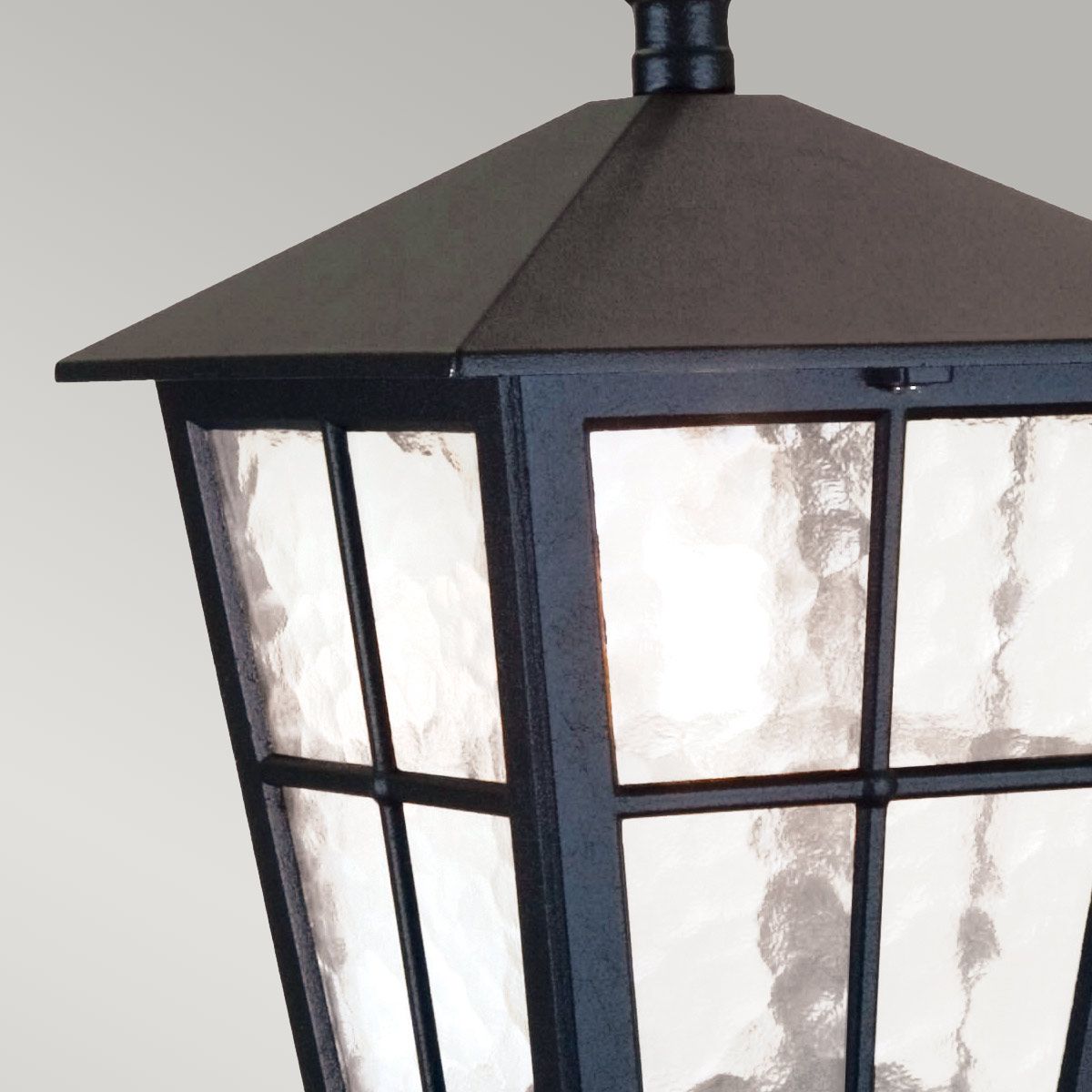 Canterbury In Light Chain Lantern In Black