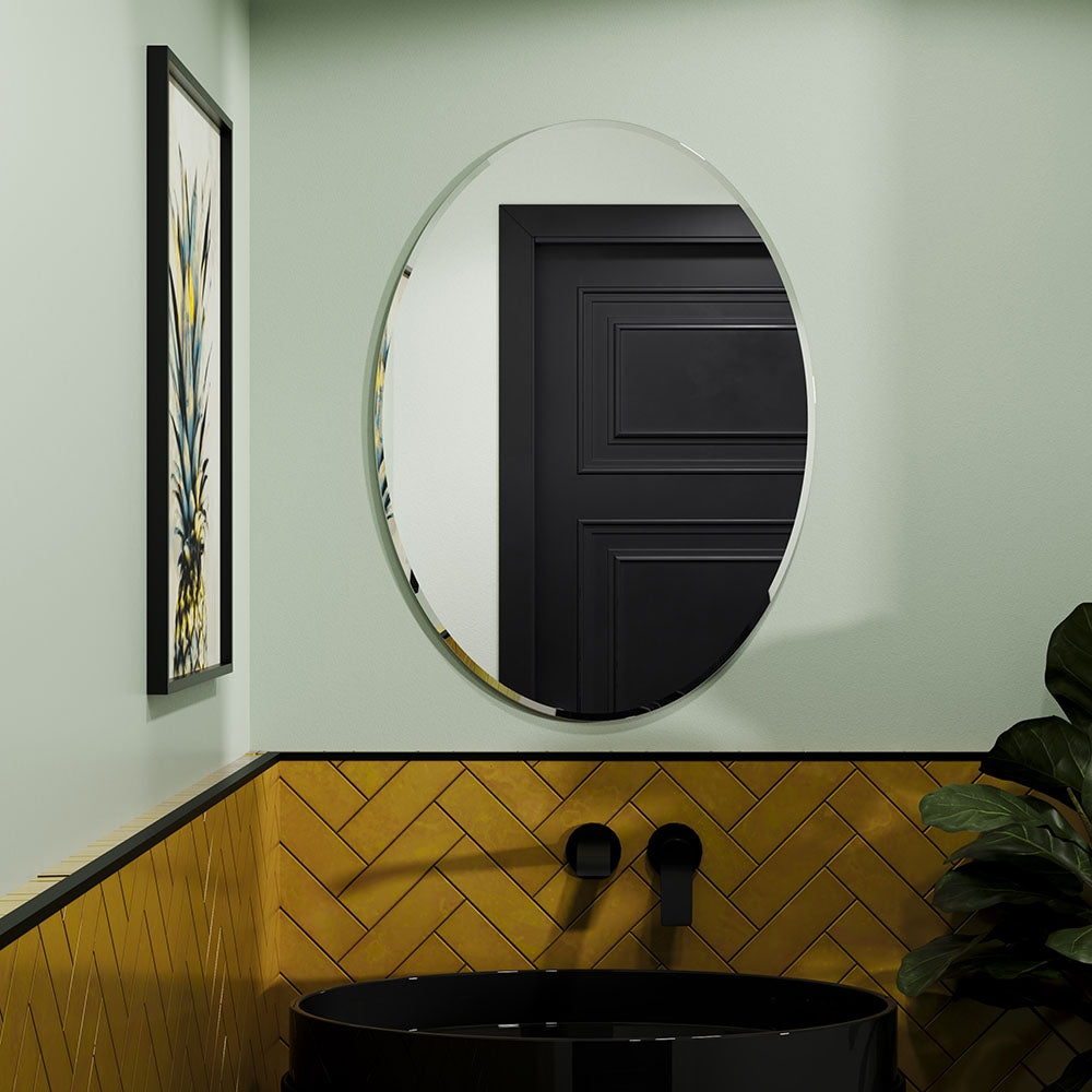 Belvoir Oval Mirror - 55x75cm