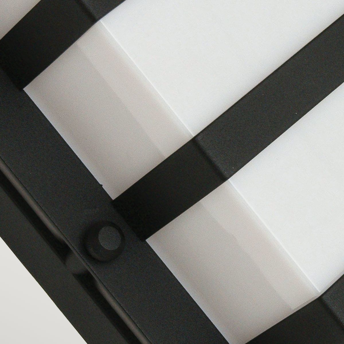 Boden In Light Wall Light In Black With Opal Polycarbonate