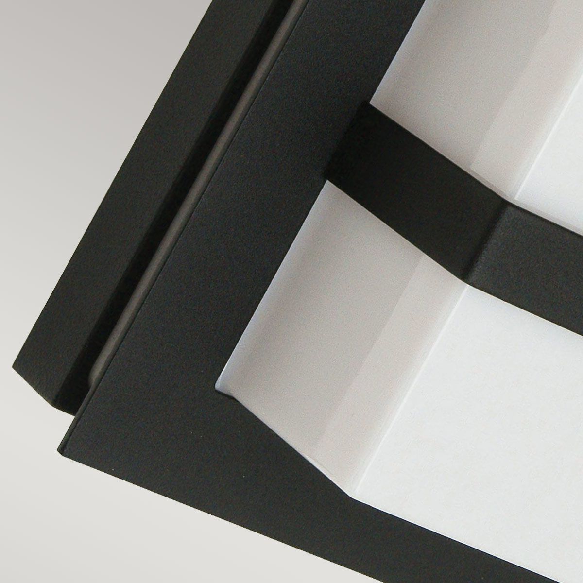 Boden In Light Wall Light In Black With Opal Polycarbonate