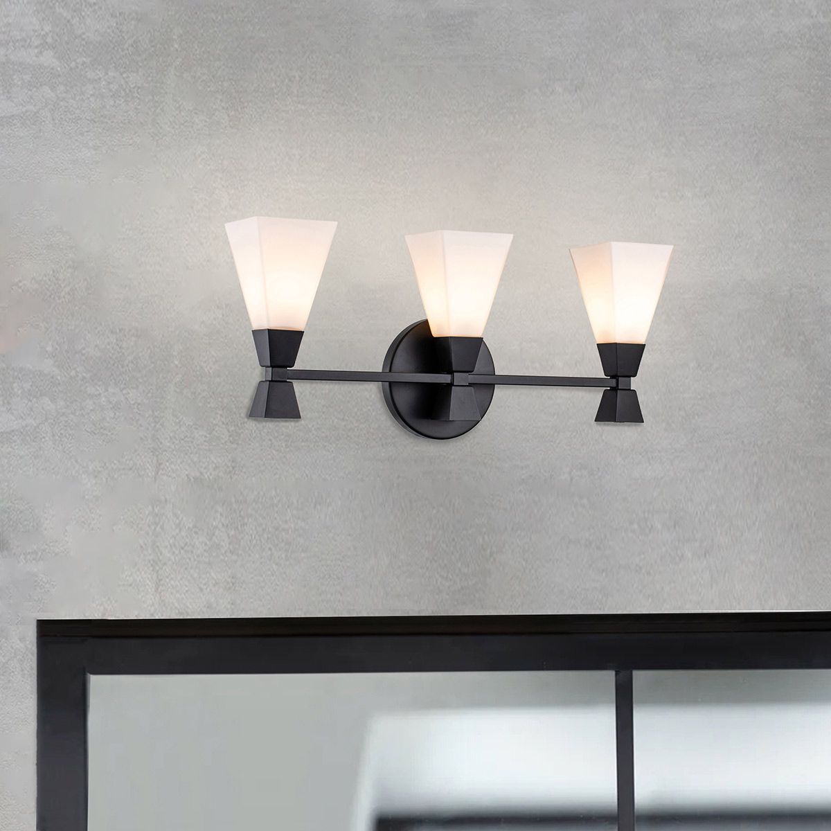 Bowtie Wall Light in Matte Black