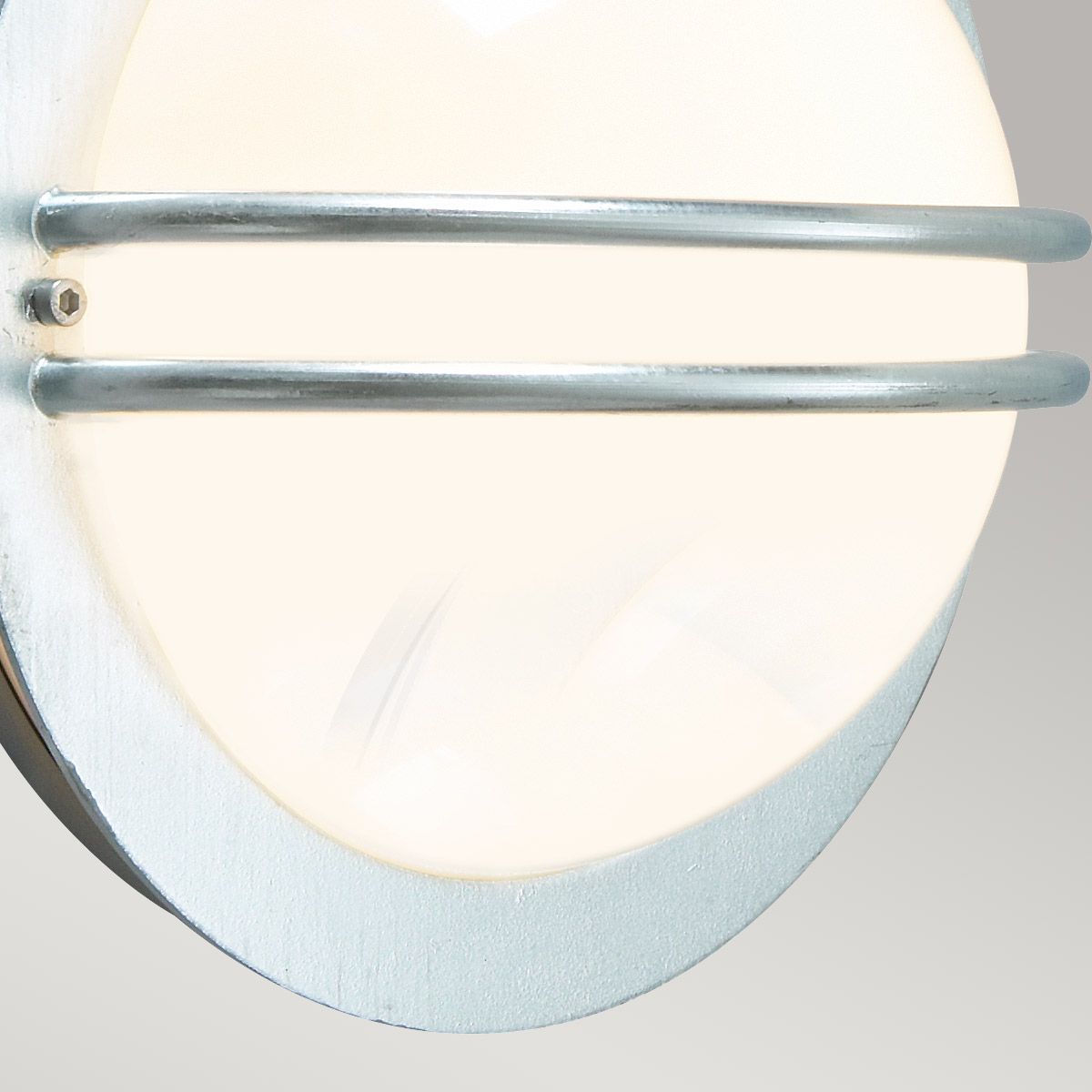 Bremen In Light Wall Lantern Galvanised With Opal Polycarbonate