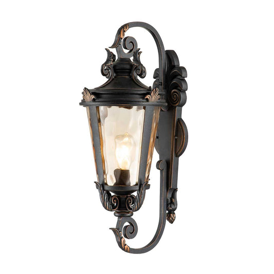 Baltimore Light Large Wall Lantern in Weathered Bronze