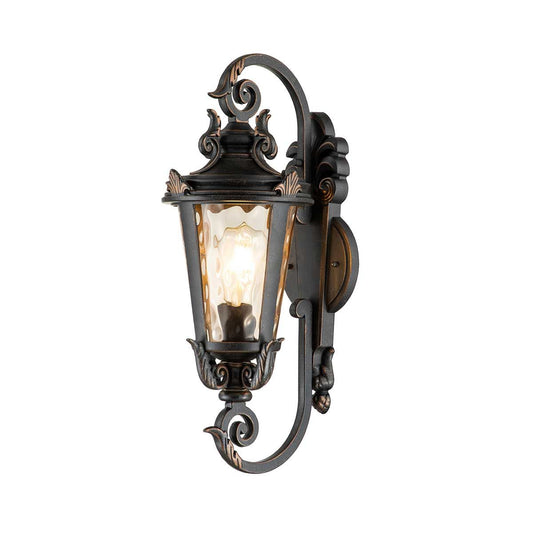 Baltimore in Light Medium Wall Lantern in Weathered Bronze