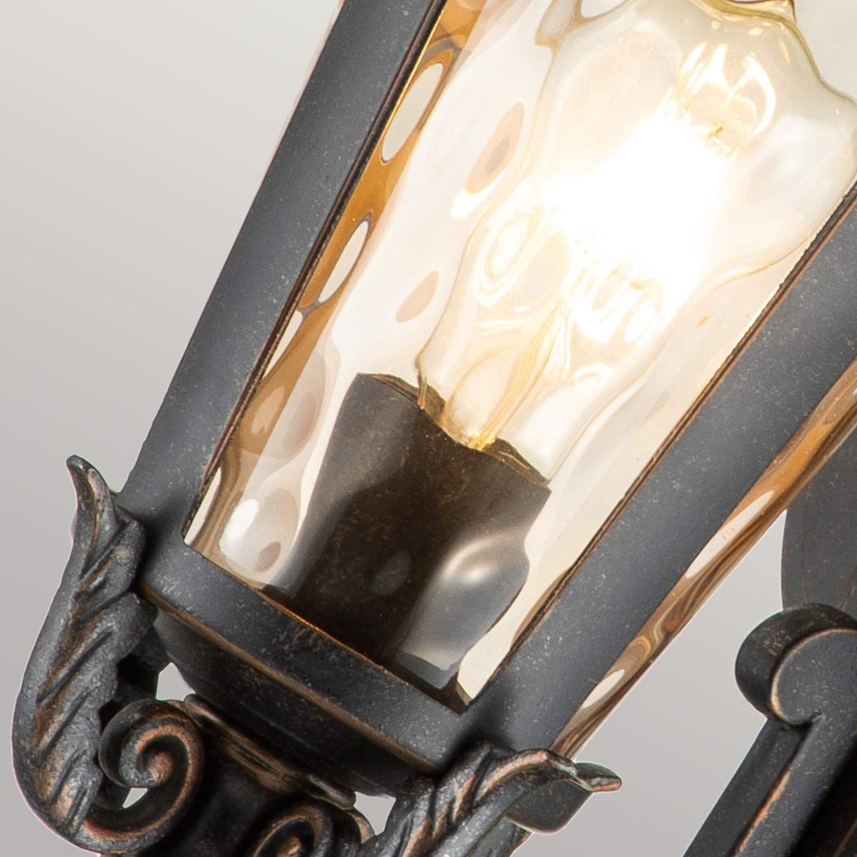 Baltimore in Light Medium Wall Lantern in Weathered Bronze