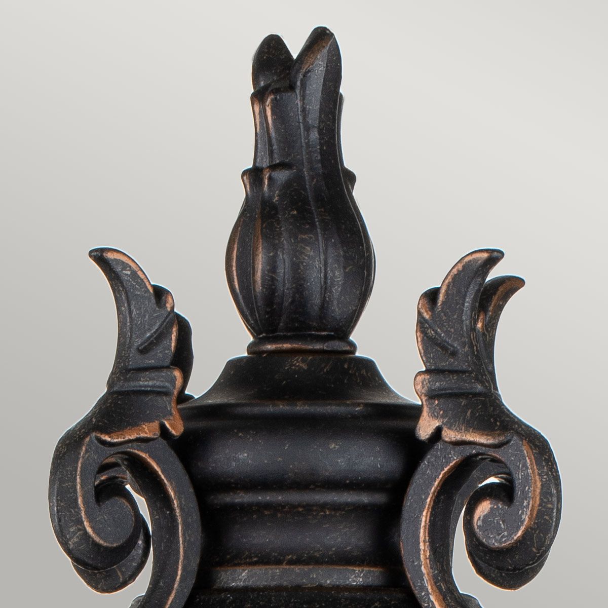 Baltimore Light Large Pedestal Lantern in Weathered Bronze