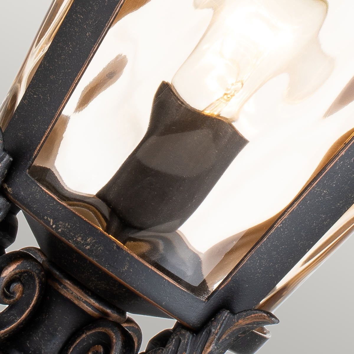 Baltimore Light Large Pedestal Lantern in Weathered Bronze