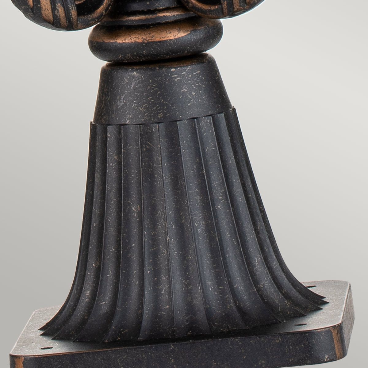 Baltimore Light Large Pedestal Lantern in Weathered Bronze