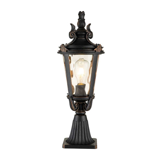 Baltimore Light Medium Pedestal Lantern in Weathered Bronze