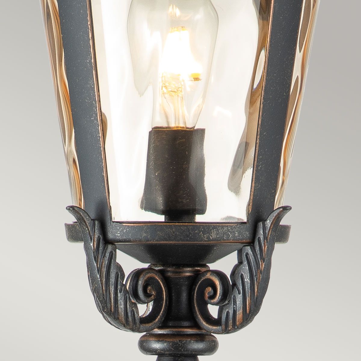 Baltimore Light Medium Pillar in Weathered Bronze