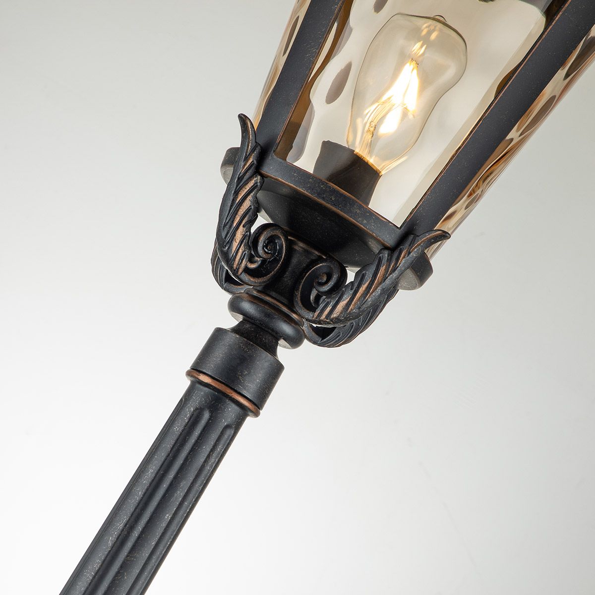 Baltimore Light Large Lamp Post in Weathered Bronze