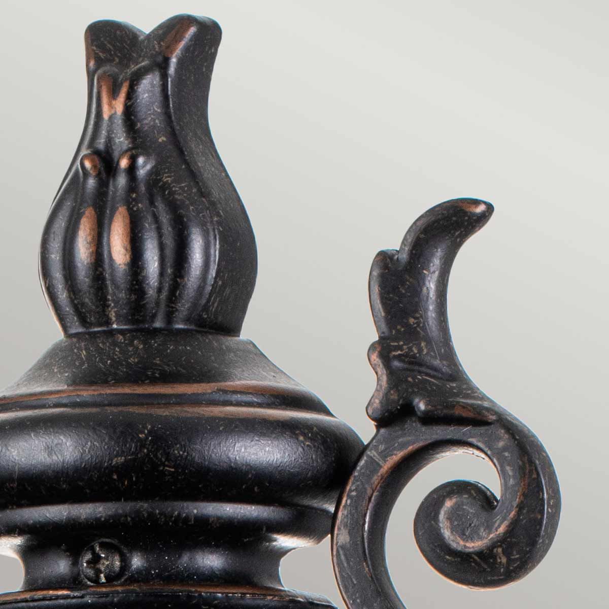Baltimore Light Medium Half Lantern in Weathered Bronze