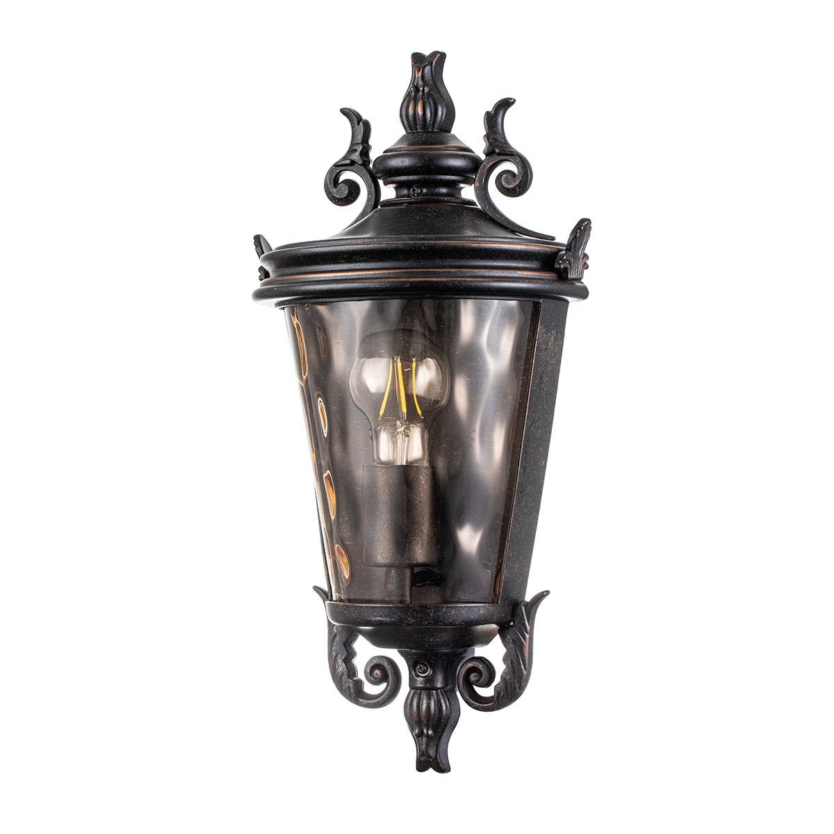 Baltimore Light Medium Half Lantern in Weathered Bronze
