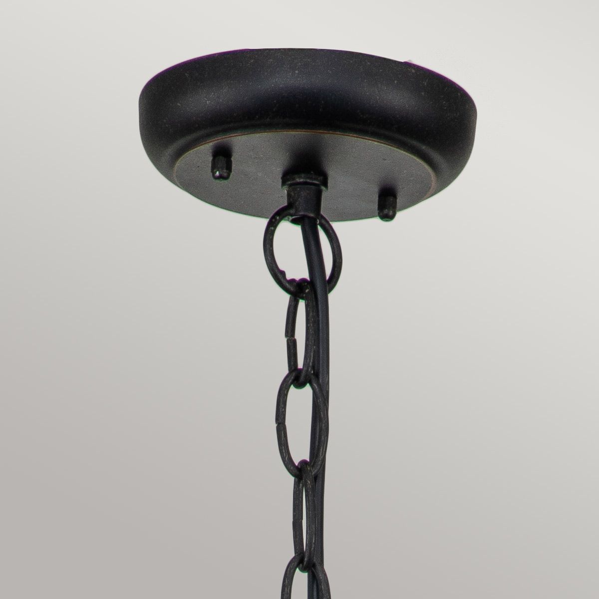 Baltimore Light Large Chain Lantern in Weathered Bronze