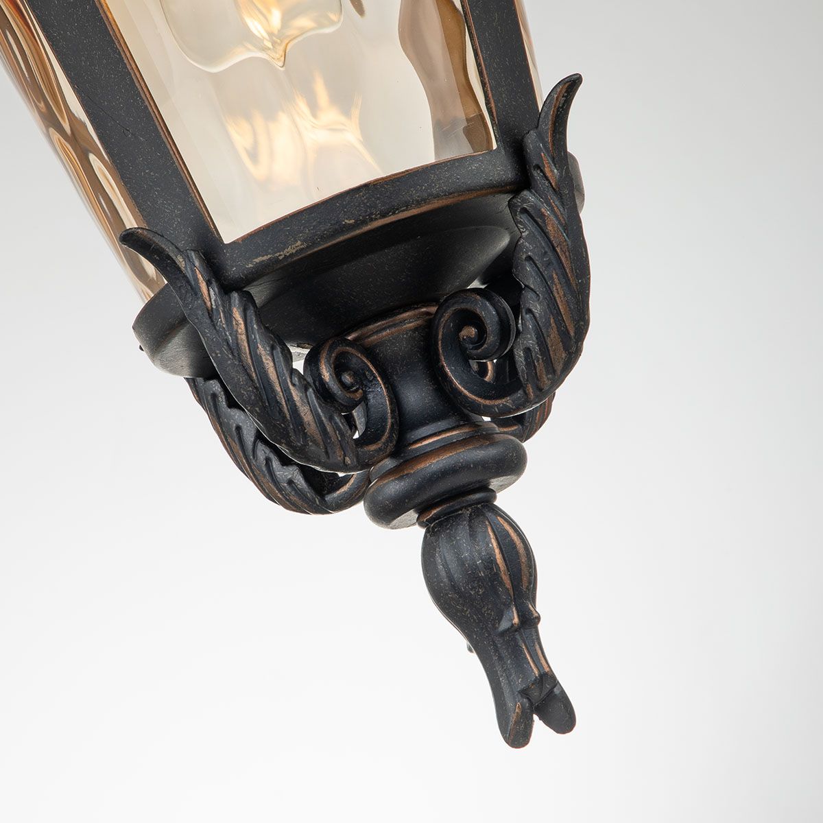 Baltimore Light Large Chain Lantern in Weathered Bronze
