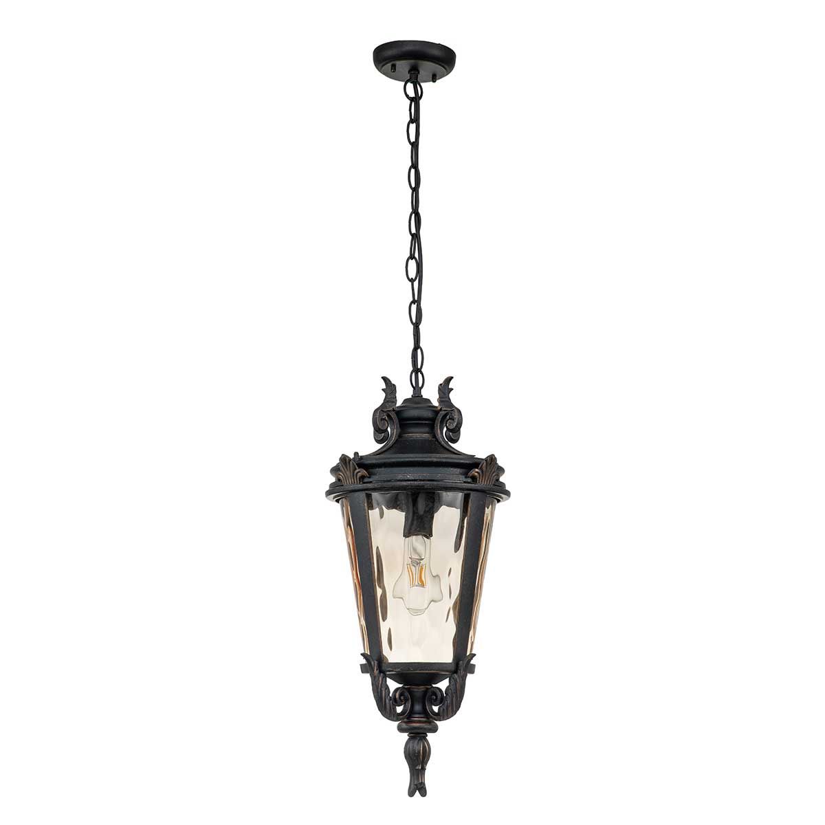 Baltimore Light Large Chain Lantern in Weathered Bronze