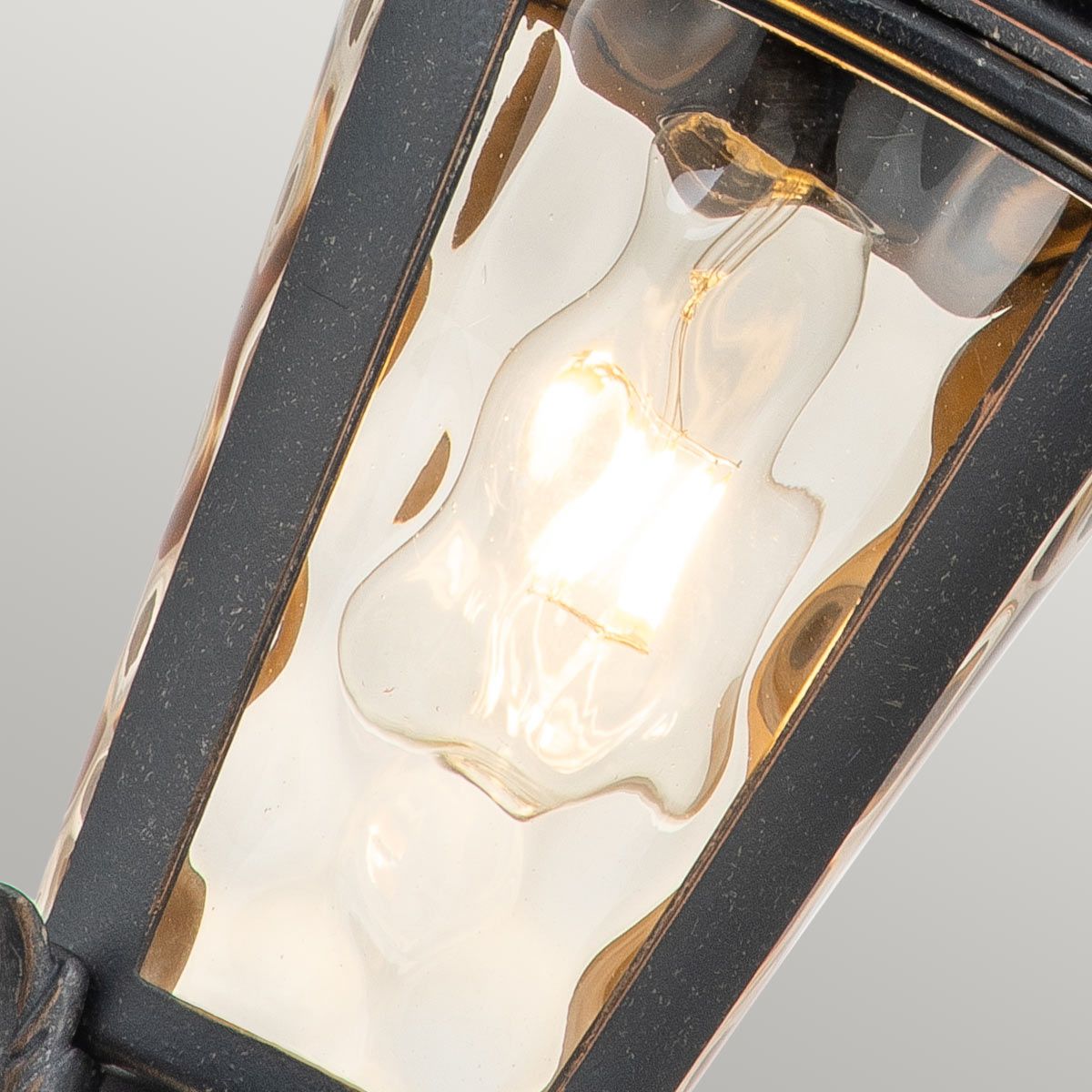 Baltimore Light Medium Chain Lantern in Weathered Bronze