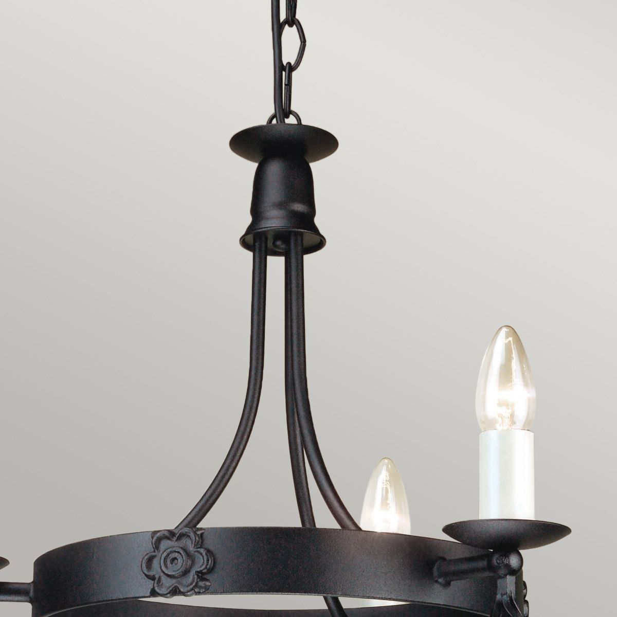 Belfry In Light Chandelier In Black