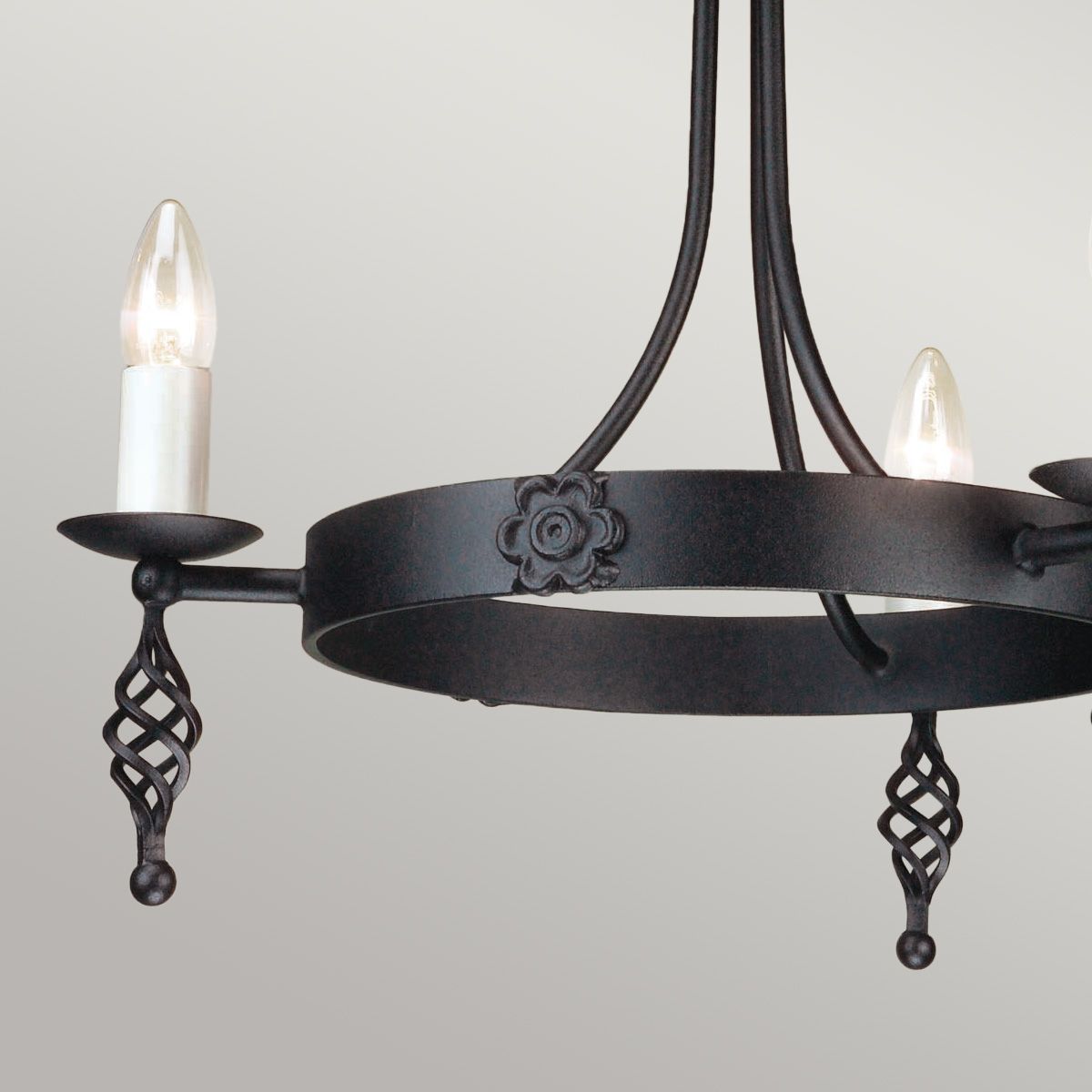 Belfry In Light Chandelier In Black