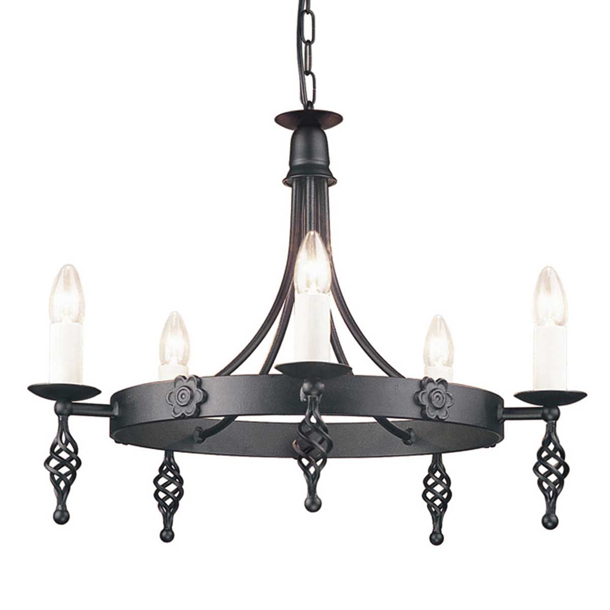 Belfry Light Chandelier in Black