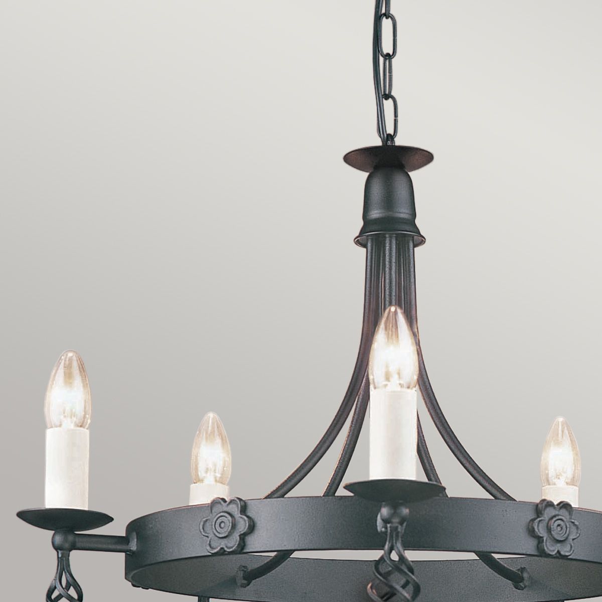 Belfry Light Chandelier in Black