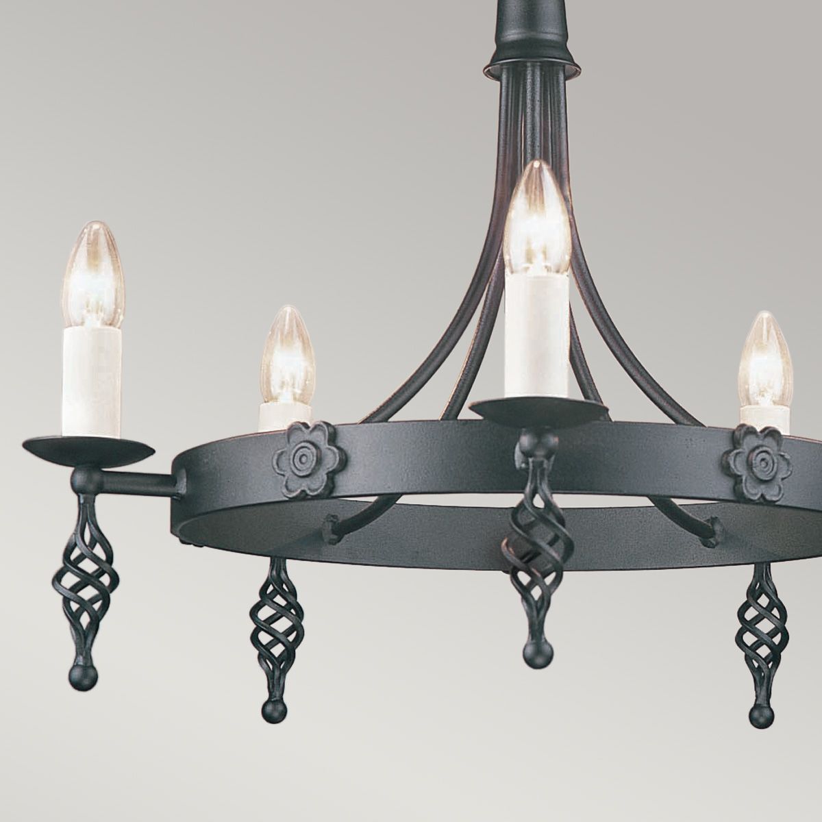 Belfry Light Chandelier in Black
