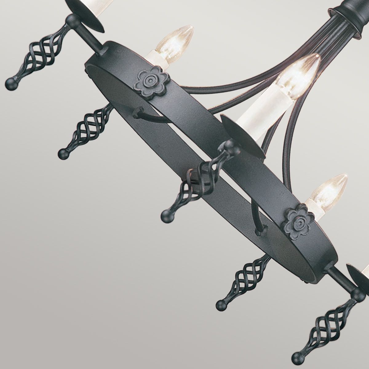 Belfry Light Chandelier in Black