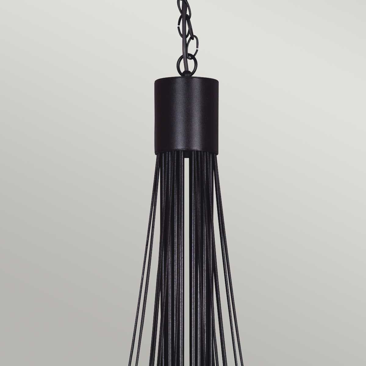 Carisbrooke Light Chandelier in Black