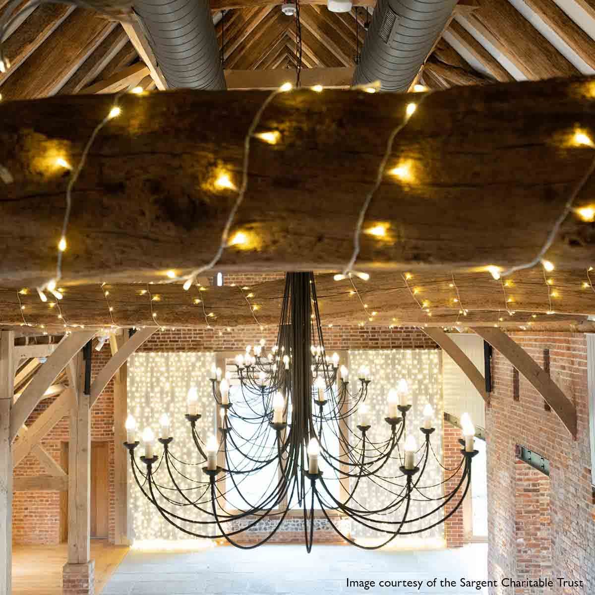 Carisbrooke Light Chandelier in Black