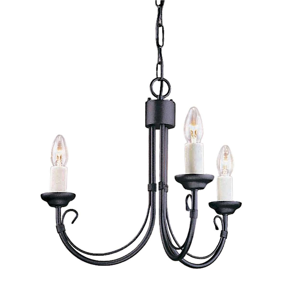 Chartwell In Light Chandelier In Black