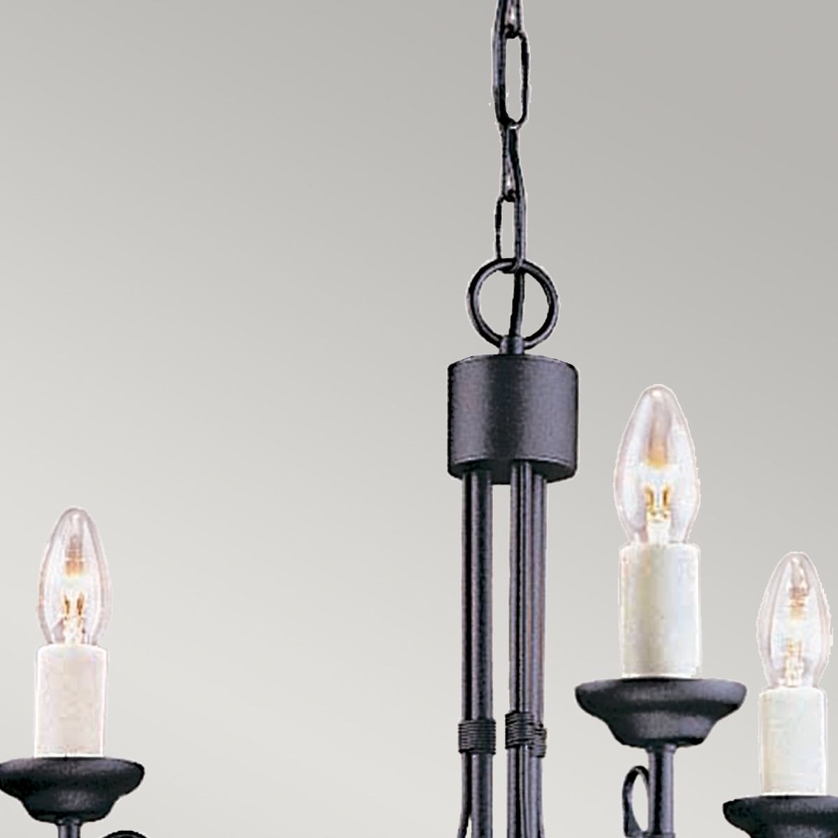 Chartwell In Light Chandelier In Black