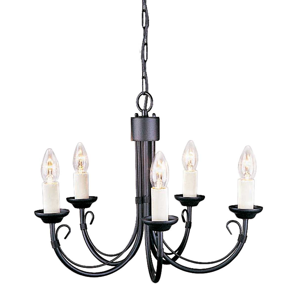 Chartwell In Light Chandelier In Black