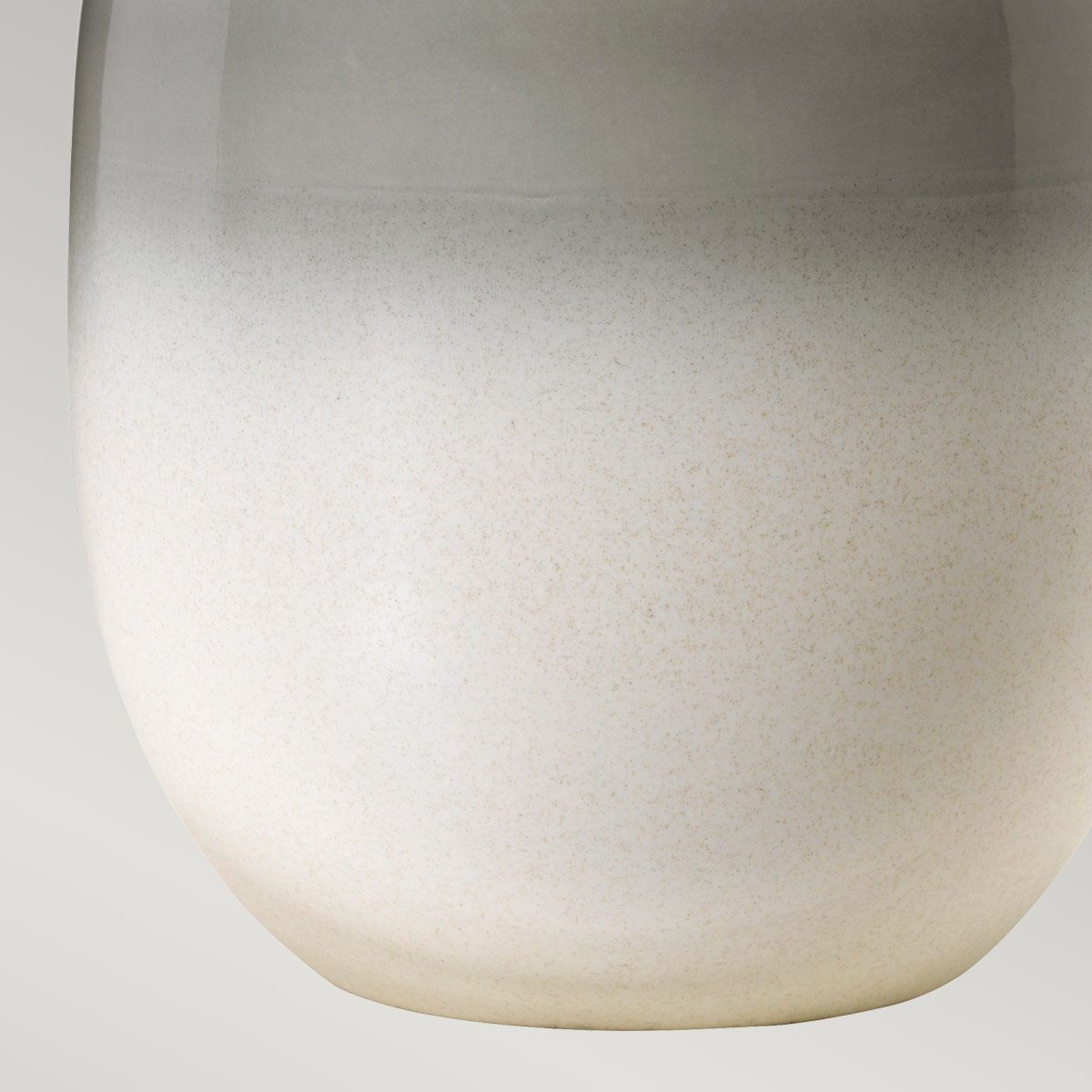 Chalk Farm Table Lamp in Light Grey and Chalk White with Ivory Shade