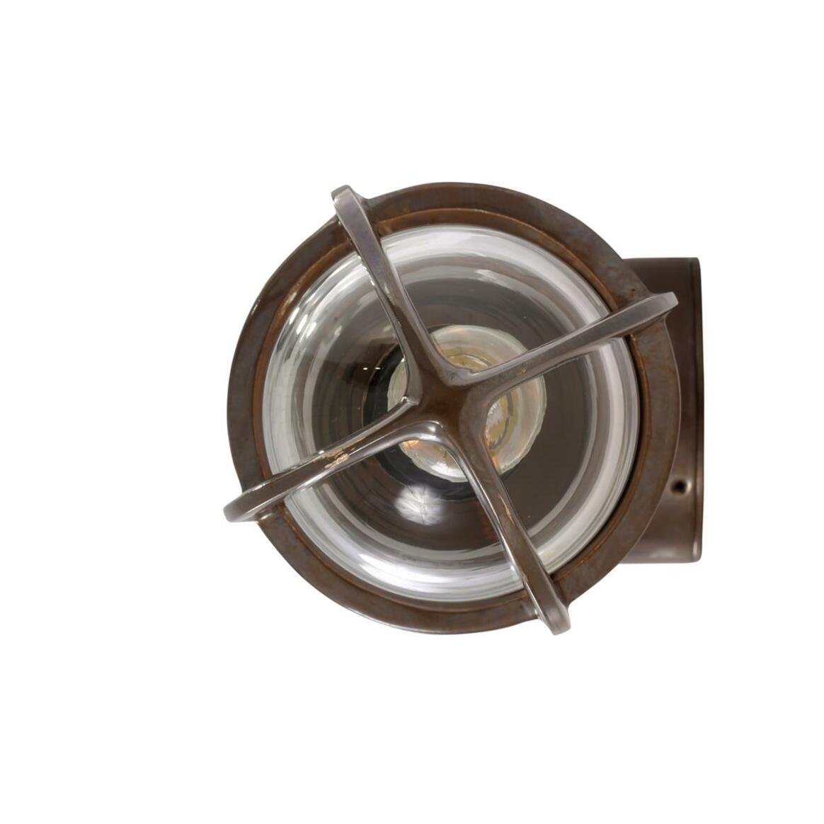 Clayton Double Well Glass Wall Light IP54