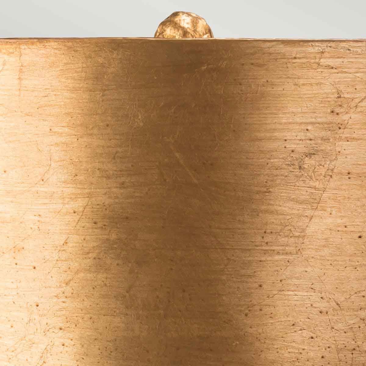 Bienville Light Table Lamp in Silver and Gold with Gilded Gold Shade