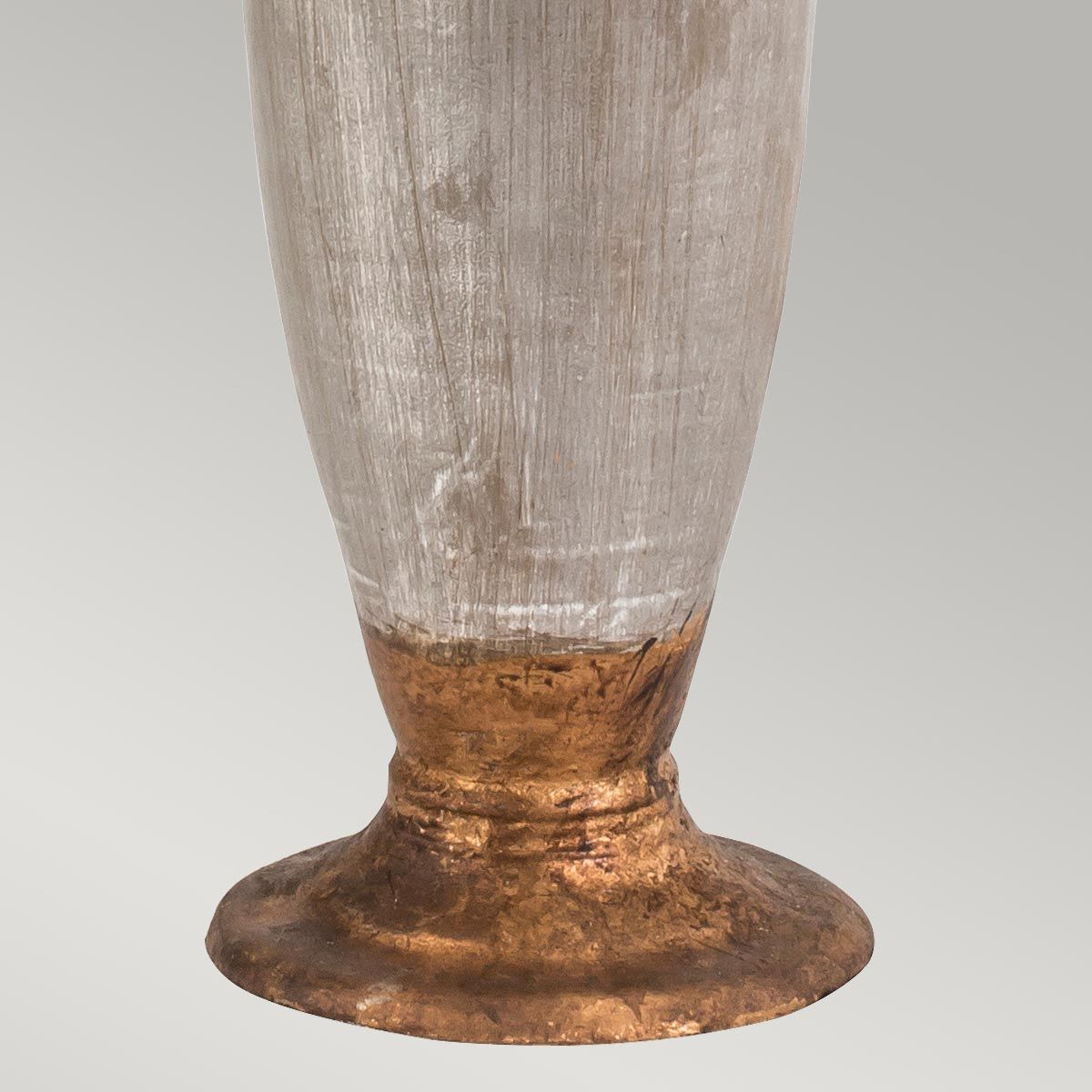 Bienville Light Table Lamp in Silver and Gold with Gilded Gold Shade