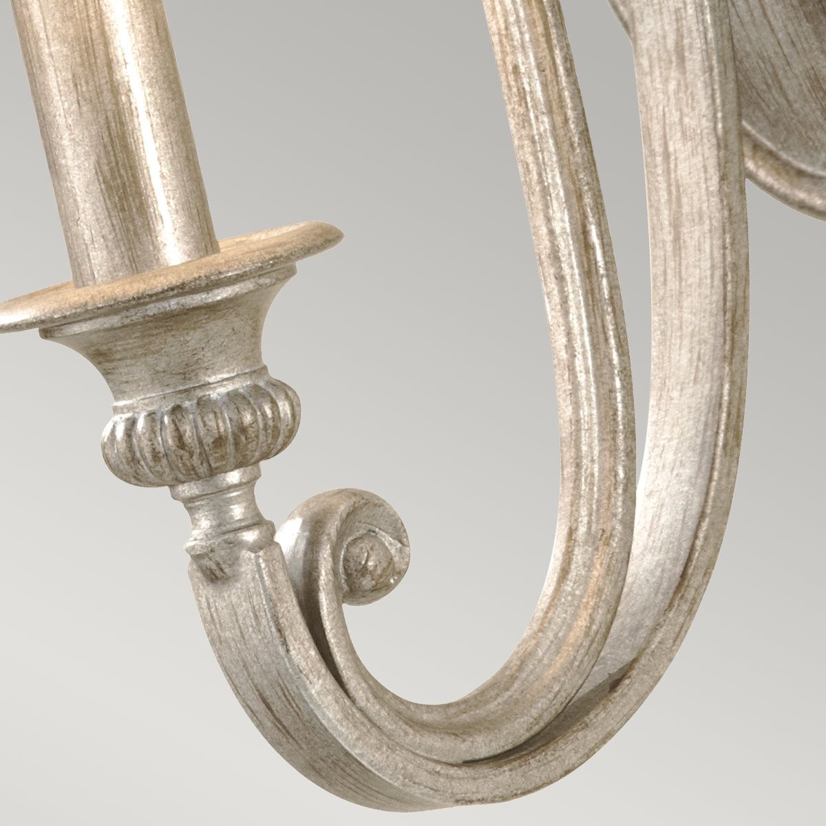 Abbey Light Wall Light In Silver Sand