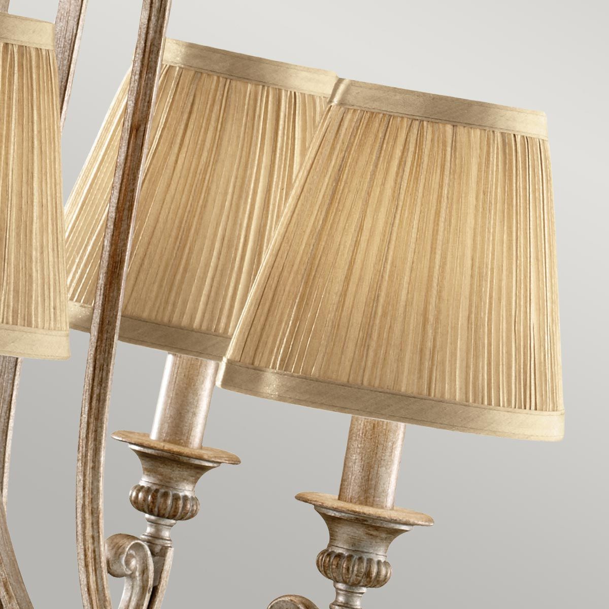 Abbey Light Chandelier in Silver Sand
