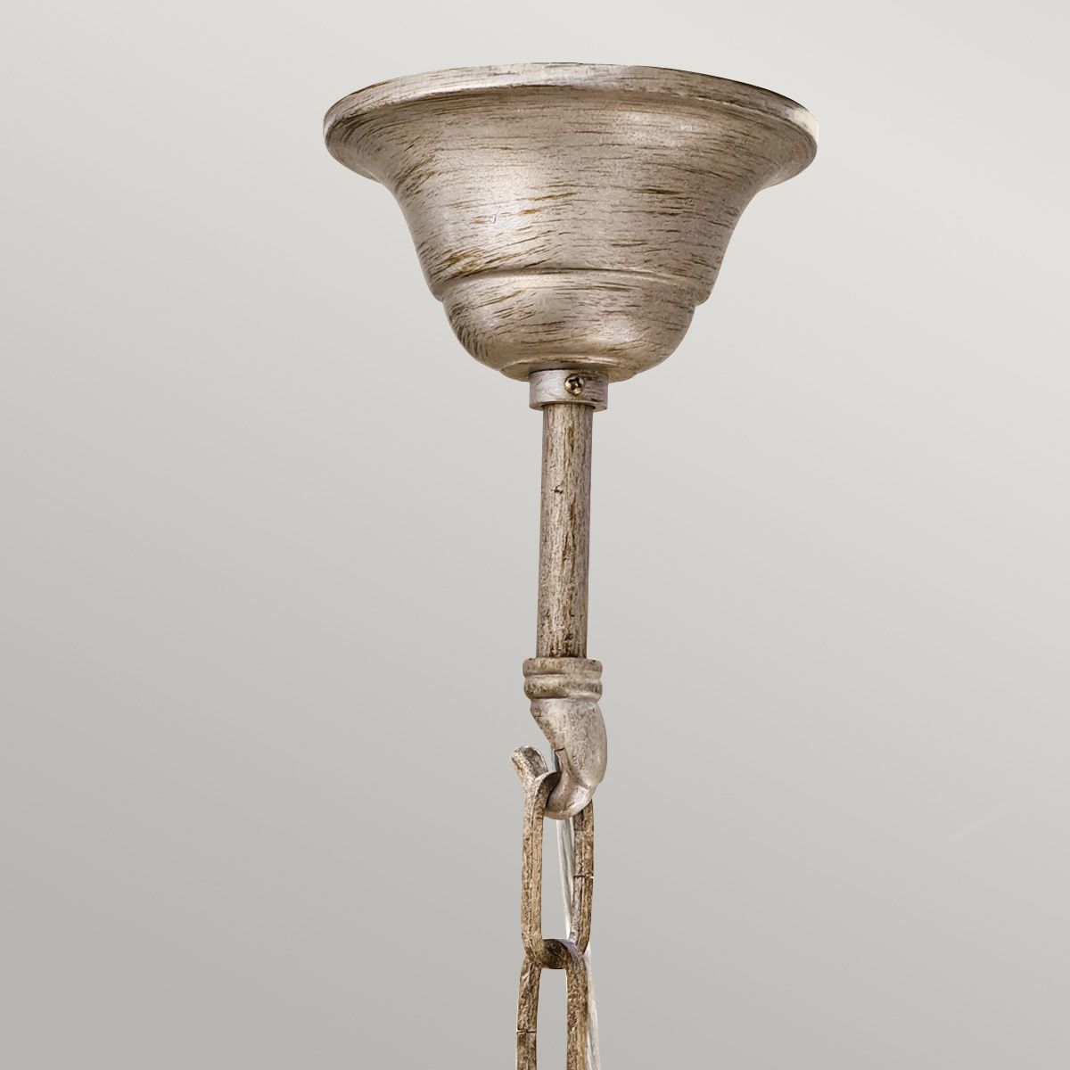 Abbey Light Chandelier in Silver Sand