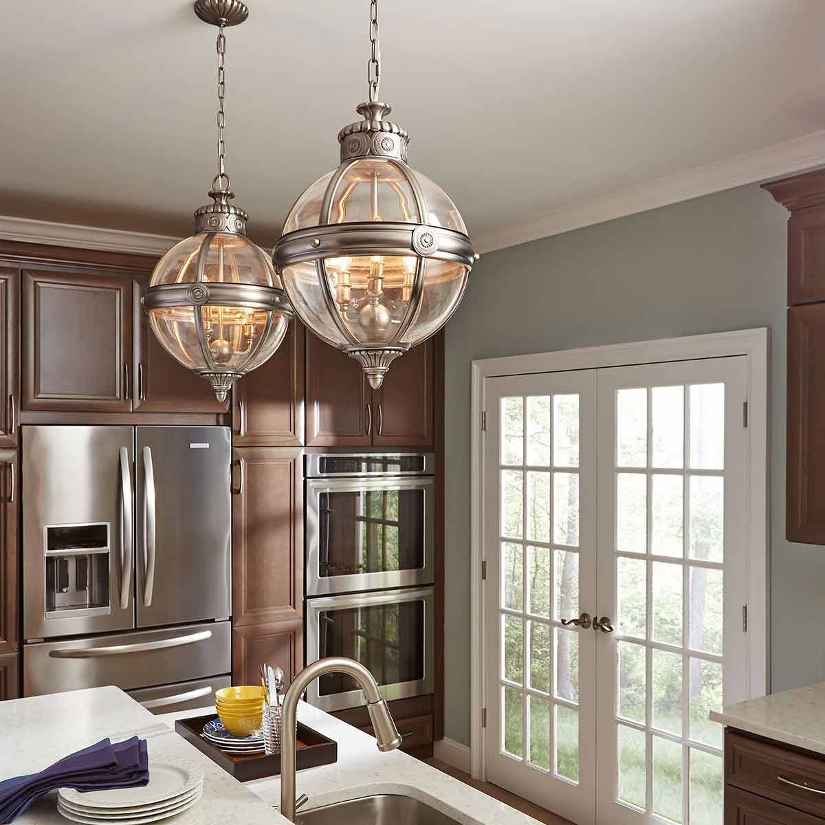 Adams Light Pendant Chandelier In Antique Nickel